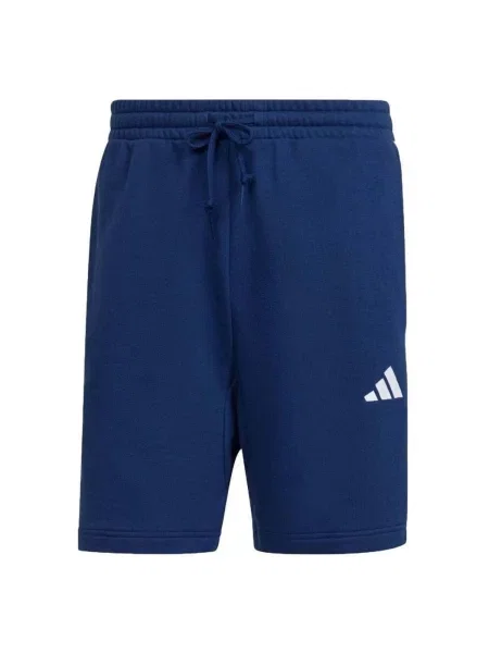 Csíkos frottír rövidnadrág Adidas kék