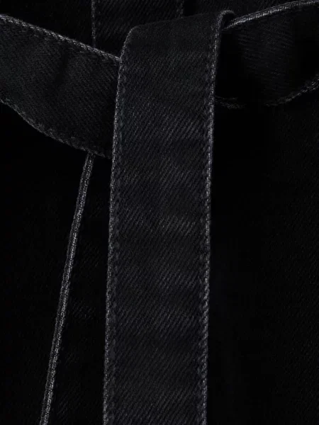 Krótka sukienka denimowa black denim Dzieci 8 MANGO KIDS czarna