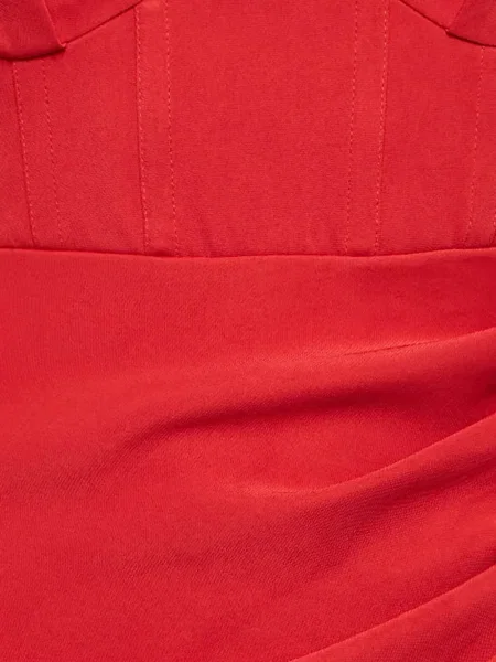 Rochie midi Self-portrait până la genunchi de costum roșu
