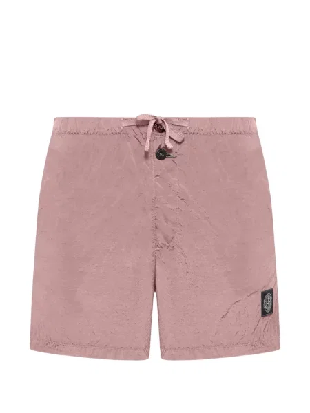 Slip de baie Stone Island cu strasuri roz