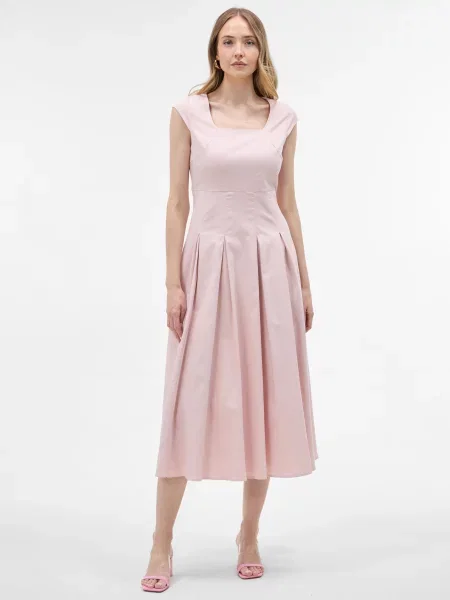 Rochie midi Orsay fără mâneci roz