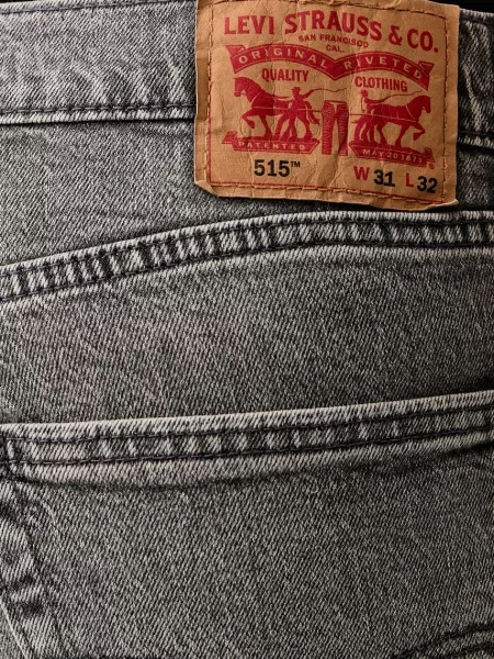 Levi's дънки slim taper мъжки SLIM FIT STRAIGHT сиво