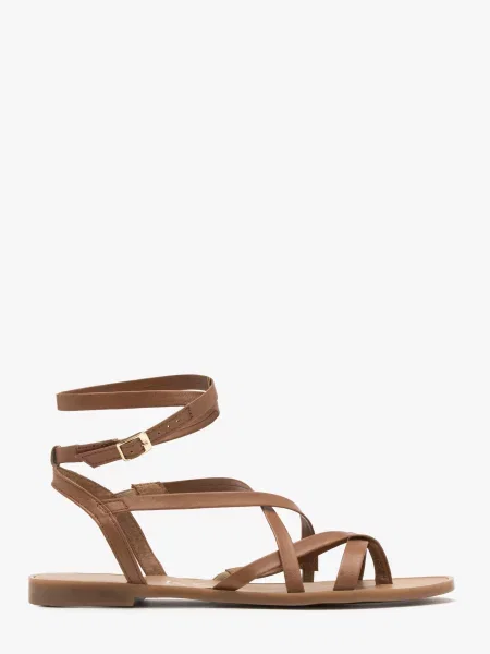 Шкіряні Сандалії RYLKO коричневий