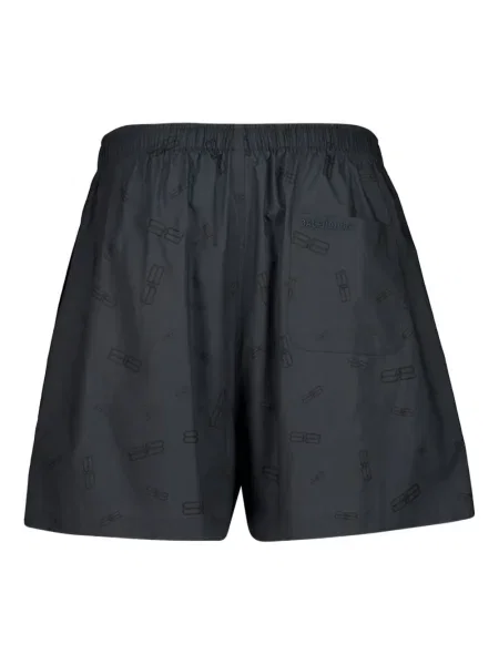 Pantaloni scurți Balenciaga cu imagine gri