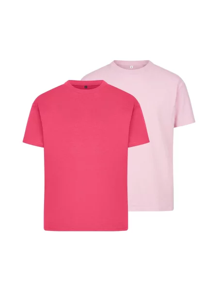 Urban Classics Tricou zmeură / pal roz