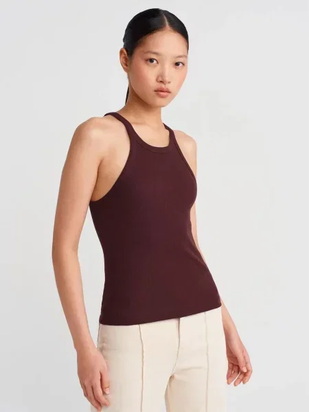 Dilvin Bluza Blusen burgund