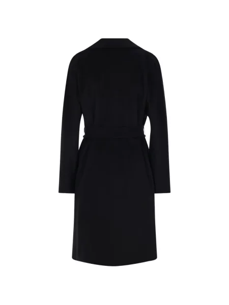 Cu centură palton Max Mara cu rever negru