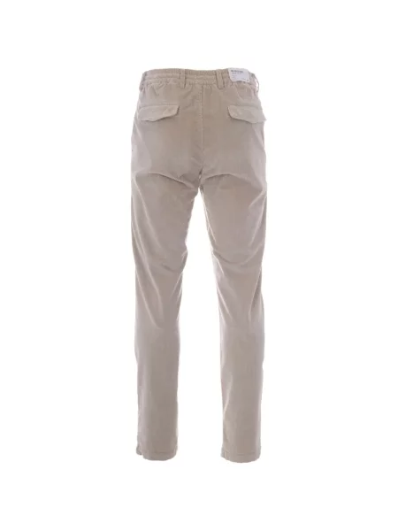 Pantaloni Eleventy de catifea cord cu cordon