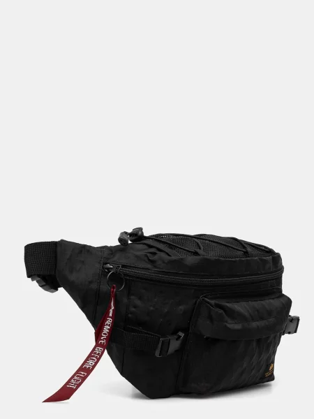 Ľadvinka Alpha Industries Combat Waistbag Combat čierna