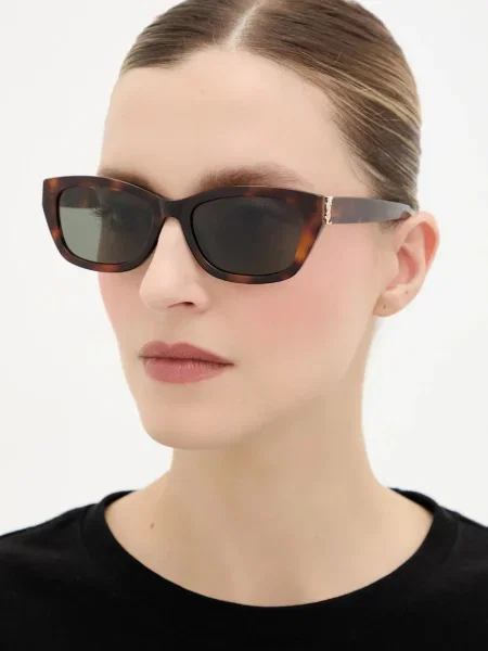 Saint Laurent ochelari de soare maro