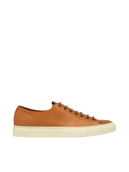 Sneakersy Buttero skórzane brązowe