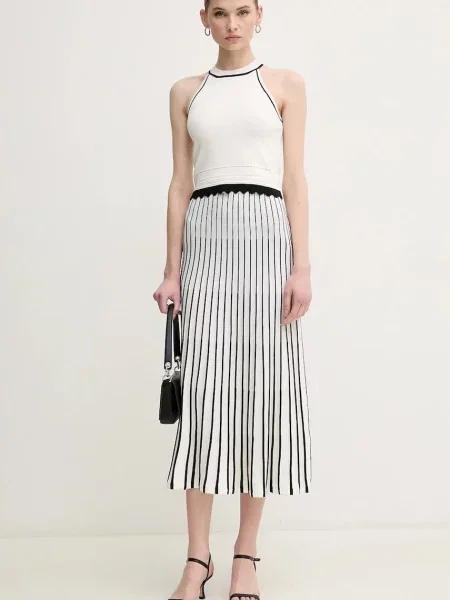 Спідниця Gaudi maxi розкльошена білий