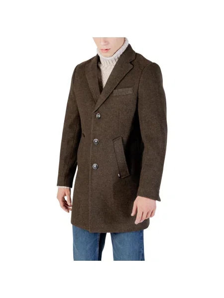 Kabát Gianni Lupo hnědý