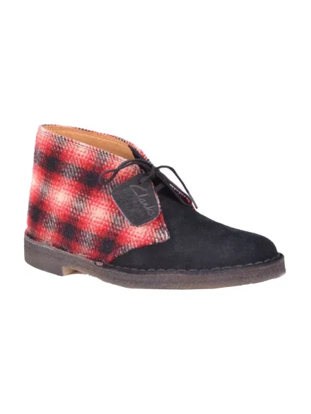 Botki Clarks zamszowe czerwone