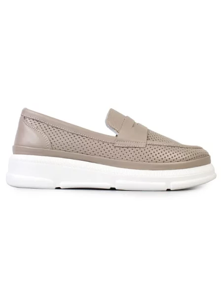 Шкіряні Туфлі та лофери ModaMilano сірий