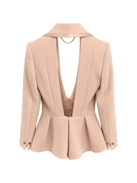 Geacă Elisabetta Franchi din satin