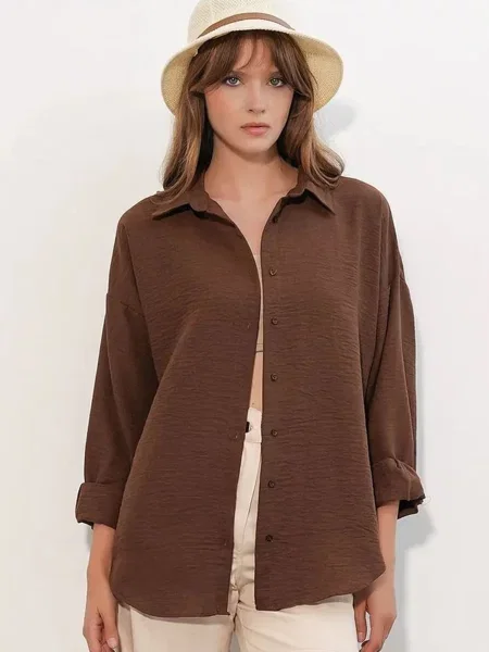 Bigdart Bluza Hemden' rjava
