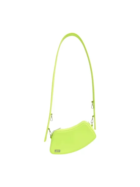 Torebka crossbody Gcds skórzana żółta