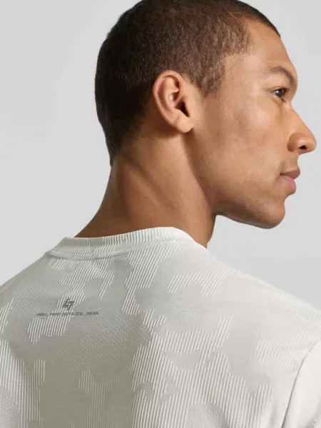 T-shirt z okrągłym dekoltem i detalem z logo Ea7 Emporio Armani
