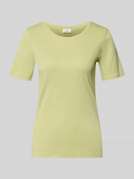 T-shirt o kroju regular fit z czystego interlockowego dżerseju bawełnianego S.oliver Red Label