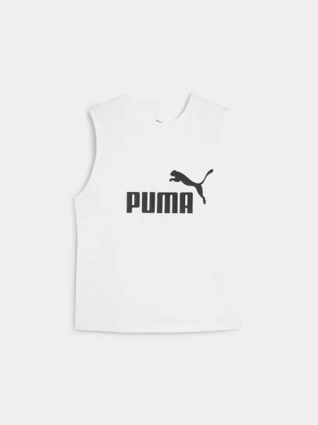 Спортивна майка PUMA Ess No. 1 Logo Slim Tank комбінований верх білий