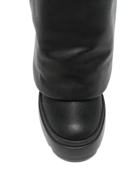 Botine Casadei cu platformă negru