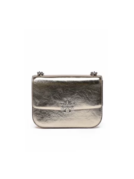 Torebka Tory Burch skórzana żółta