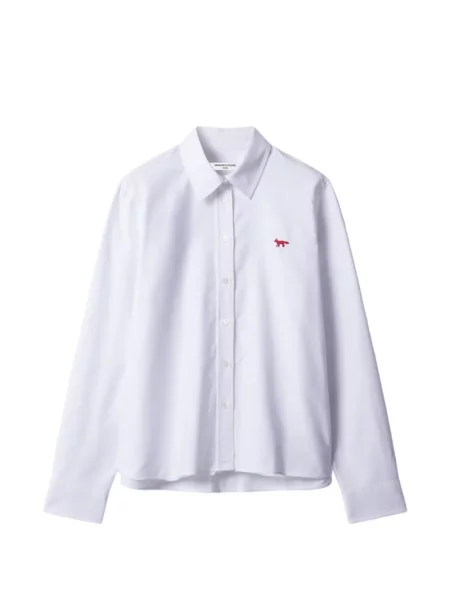 Cămașă Maison Kitsune cu autograf alb