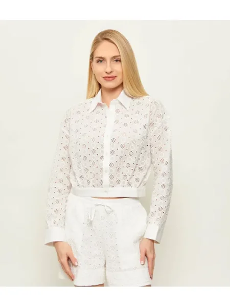 Pinko Cămașă CHARITA | Cropped Fit alb