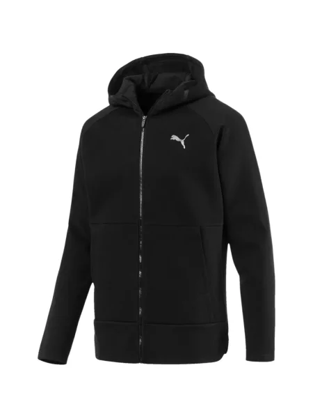 Tricou Puma cu glugă negru