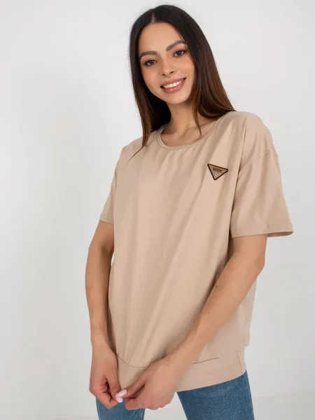 Bluză Fashionhunters bej