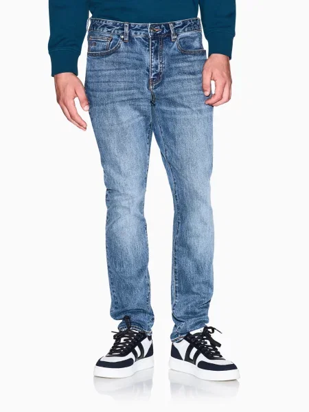 Джинси кльош Armani Exchange синій