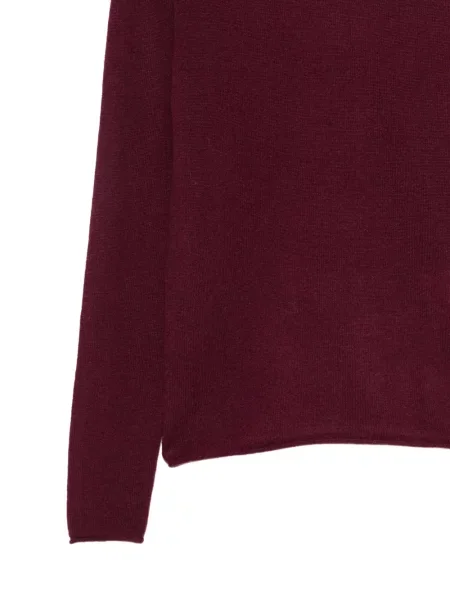 Top Philo-sofie tricotate cu decolteu rotund violet