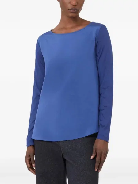 Tricou Max Mara lung albastru