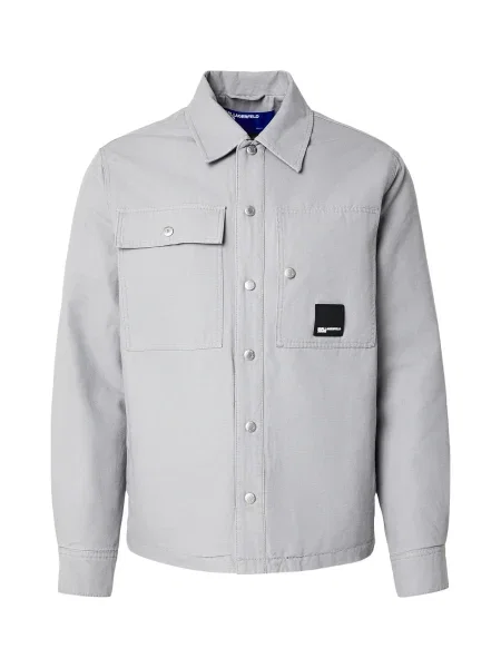 KARL LAGERFELD JEANS Prehodna jakna svetlo siva