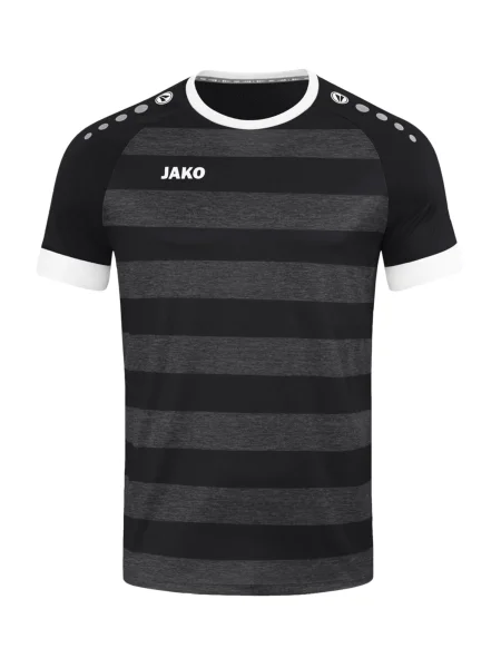 JAKO Tricou funcțional gri închis / negru alb