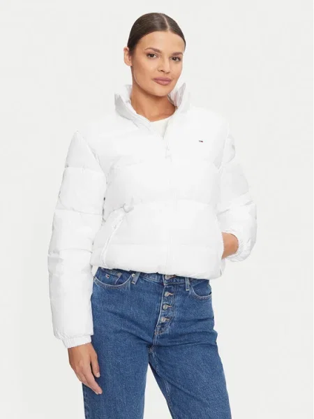 Tommy Jeans Зимно яке Essential бял