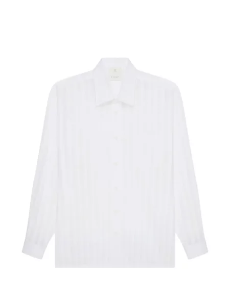 Дълго риза Givenchy на райета бяло