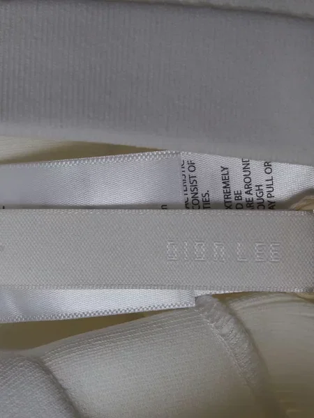 Pantaloni Dion Lee alb