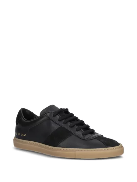 Sneakerși Common Projects din piele negru