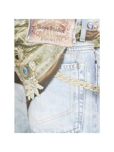 Jeansy Acne Studios niebieskie