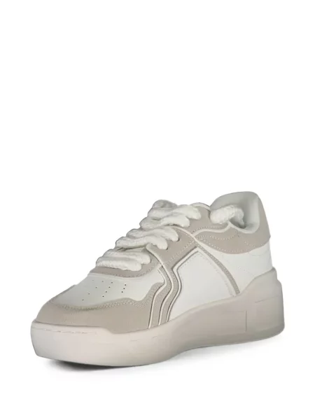 Sneakers Gaëlle Paris σουέντ με πλατφόρμα λευκό