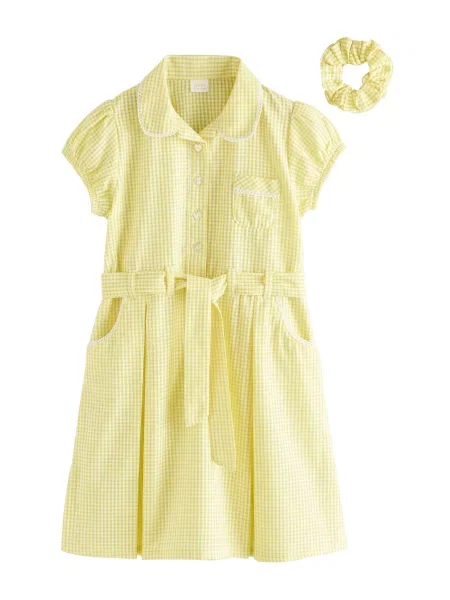 Next Rochie galben alb