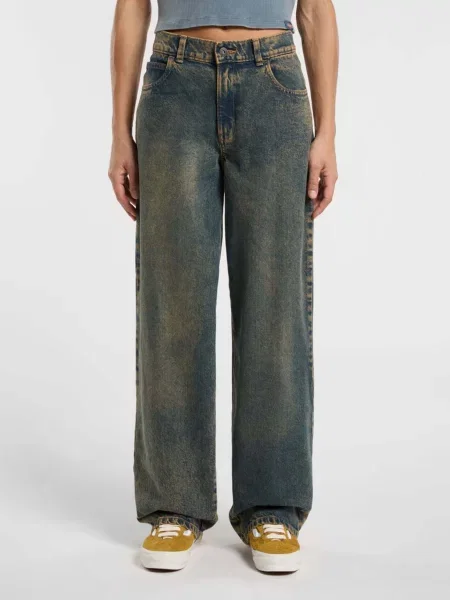 Широкі джинси Dickies Herndon Denim сірий