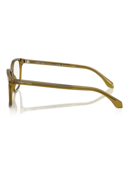 Ochelari de soare pătrați Giorgio Armani maro
