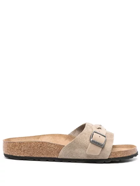 Sandale Birkenstock din piele de căprioară