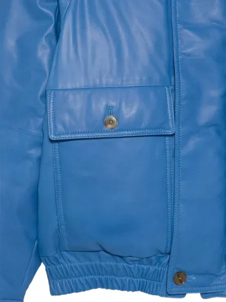 Geanta de piele Auralee albastru