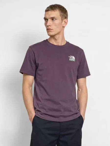 The North Face T-Shirt Tnf lila biała