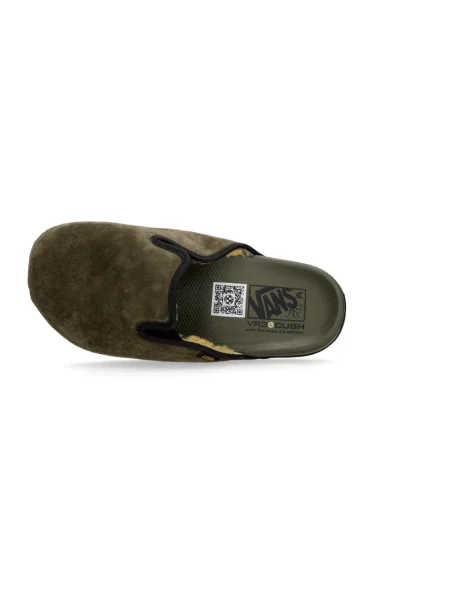 Klapki mules Vans zamszowe czarne