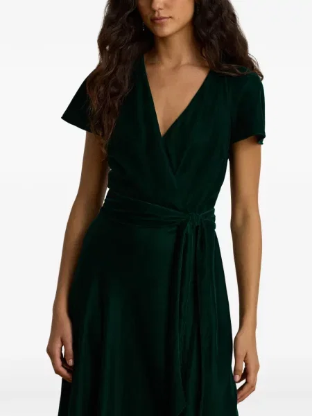 Rochie midi Lauren Ralph Lauren plic verde